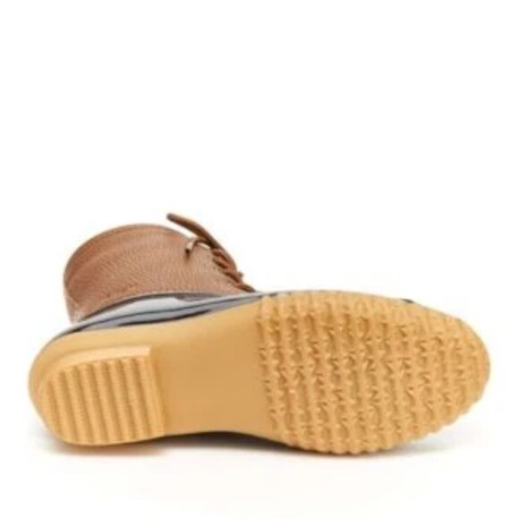 JBU by Jambu Maplewood Brown Waterproof Faux Leather Lace-Up Rain Winter Boots - Picture 7 of 8